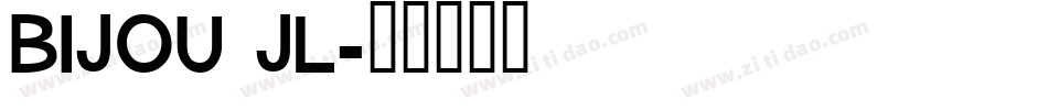 Bijou JL字体转换